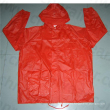 Chaqueta impermeable ligera de la lluvia del PVC de la manera